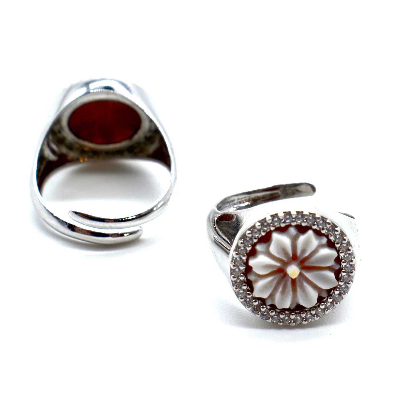 Anello con Cammeo, Argento 925